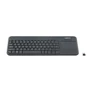 Kép 2/5 - Billentyűzet vezeték nélküli LOGITECH K400 Plus Touchpad fekete
