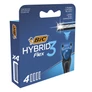 Kép 2/2 - Borotvafej BIC Hybrid Flex3 mozgófejes mozgópengés 4 darab/bliszter