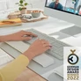 Kép 2/5 - Csuklótámasz billentyűzethez LEITZ Ergo Cosy állítható magasságú világosszürke