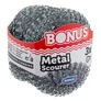 Kép 1/3 - Edénysúroló BONUS fém dörzsi párna 8x8x1,4cm 3 darabos