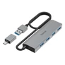 Kép 1/2 - Elosztó HUB HAMA USB 3.2 + 4xUSB/USB Type-C