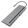 Kép 1/3 - Elosztó HUB HAMA USB Type-C + 4xUSB 3.2/2xHDMI/DP/LAN/USB Type-C/PD/SD