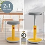 Kép 3/5 - Ergonomikus ülő/álló szék LEITZ Ergo Cosy Active meleg sárga