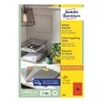 Kép 2/5 - Etikett AVERY 3452 105x37mm univerzális piros 1600 címke/doboz 100 ív/doboz