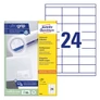 Kép 1/4 - Etikett AVERY 3664 70x33,8 mm fehér univerzális 2400 címke/doboz 100 ív/doboz