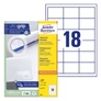 Kép 1/4 - Etikett AVERY 3671 64x45 mm fehér univerzális  1800 címke/doboz 100 ív/doboz