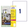Kép 1/4 - Etikett AVERY L4775-100 210x297 mm fehér időjárásálló 100 címke/doboz 100 ív/doboz