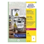 Kép 2/4 - Etikett AVERY L4775-100 210x297 mm fehér időjárásálló 100 címke/doboz 100 ív/doboz
