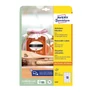 Kép 1/2 - Etikett AVERY L5087  63,5x42,3 mm ovális visszaszedhető 10 íves