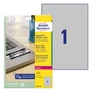 Kép 1/5 - Etikett AVERY L6013-20 210x297mm laser ezüst 20 címke/doboz 20 ív/doboz