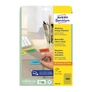 Kép 1/2 - Etikett AVERY L6037-20 25,4x10 mm univerzális visszaszedhető sárga 20 íves