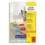Kép 2/5 - Etikett AVERY L6038-20 45,7x21,2mm univerzális visszaszedhető piros 960 címke/doboz 20 ív/doboz
