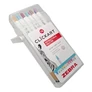 Kép 2/4 - Filctoll  ZEBRA ClickArt nyomógombos vízbázisú 12 darabos