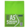 Kép 3/5 - Füzetborító ASTRA PAP A/5 bújtatós pvc neon élénk színek 5 db/csomag
