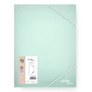 Kép 1/2 - Füzetbox SPOKO ReLeaf PP A/4 30 mm SoftTouch menta zöld