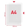 Kép 2/2 - Genotherm "L" ESSELTE Standard  A/4 115 mikron narancsos 10 darabos