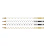 Kép 2/2 - Grafitceruza ASTRA PEN gold-black háromszögletű HB 48 darabos