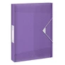 Kép 1/2 - Gumis mappa ESSELTE Colour Breeze PP Jumbo A/4 25mm levendula