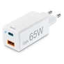 Kép 1/2 - Hálózati töltő HAMA USB/USB-C 65W fehér