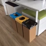 Kép 2/2 - Hulladéktároló karton szelektív 20 L papírhoz magyar felirattal