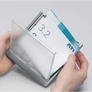 Kép 3/4 - Irányítótábla DURABLE Click Sign 149x52,5 mm grafit