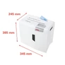 Kép 3/3 - Iratmegsemmisítő HSM Shredstar S10 csík 10 lap