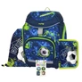 Kép 2/5 - Iskolatáska szett OXY SHERPY 4 részes Football tolltartóval, tornazsákkal és cserélhető matricával