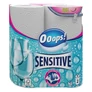 Kép 1/2 - Kéztörlő tekercses háztartási OOOPS! Sensitive 2 rétegű 2 tekercses