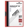 Kép 1/3 - Klipmappa DURABLE Duraclip A/4 30 lapig piros