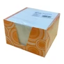 Kép 4/5 - Kockatömb fehér FORTUNA 9x9x6 cm mintás tartóban