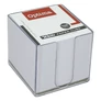 Kép 2/2 - Kockatömb fehér OPTIMA 9x9x9 cm műanyag tartóban