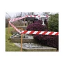 Kép 1/2 - Kordonszalag TESA 8cm x 100m piros/fehér