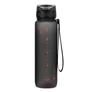 Kép 2/2 - Kulacs ARS UNA műanyag matt BPA-mentes motivációs 1000 ml Dark grey