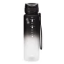Kép 2/2 - Kulacs ARS UNA műanyag matt BPA-mentes motivációs ombre 1000 ml Black & White