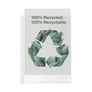 Kép 3/4 - Lefűzhető genotherm ESSELTE Recycled  A/4 70 mikron narancsos 100 darabos