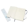 Kép 3/5 - Notesz vonalas MOLESKINE QP616B20 "L" puhafedeles zafirkék