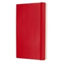 Kép 2/5 - Notesz vonalas MOLESKINE QP616F2 "L" puhafedeles skarlát piros