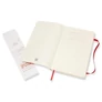 Kép 3/5 - Notesz vonalas MOLESKINE QP616F2 "L" puhafedeles skarlát piros