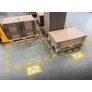 Kép 1/2 - Padlójelölő ablak DURABLE A/4 visszaszedhető sárga