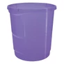 Kép 1/2 - Papírkosár ESSELTE Colour Breeze 14 liter áttettsző levendula