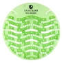 Kép 1/3 - Piszoár rács illatosított SMARTLINE 175x170 mm clean zöld alma