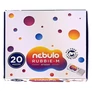 Kép 1/2 - Radír NEBULO papírtokos forgács mentes 59x21x11mm fehér