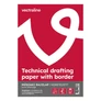 Kép 1/2 - Rajzlap műszaki VECTRALINE A/4 180 g keretezett 10 lapos