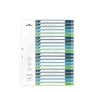 Kép 2/4 - Regiszter DURABLE műanyag A/4 maxi 1-20 színes