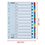 Kép 3/5 - Regiszter ESSELTE Mylar A/4 laminált karton Jan-Dec