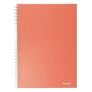 Kép 1/3 - Spirálfüzet kockás ESSELTE A/5 80 lapos Colour Breeze korall