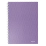 Kép 1/3 - Spirálfüzet kockás ESSELTE A/5 80 lapos Colour Breeze levendula