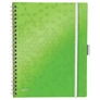 Kép 1/4 - Spirálfüzet kockás LEITZ Wow Active A/4 80 lapos zöld