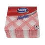 Kép 2/2 - Szalvéta SINDY 1 rétegű 45 lapos 33x33 cm piros kockás
