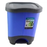 Kép 2/5 - Hulladéktároló pedálos szelektív Ekolux  Duo 2 részes 2x10,5L